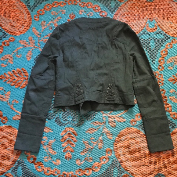 Rachel Roy army inspired spring moto jacket - Picture 5 of 5